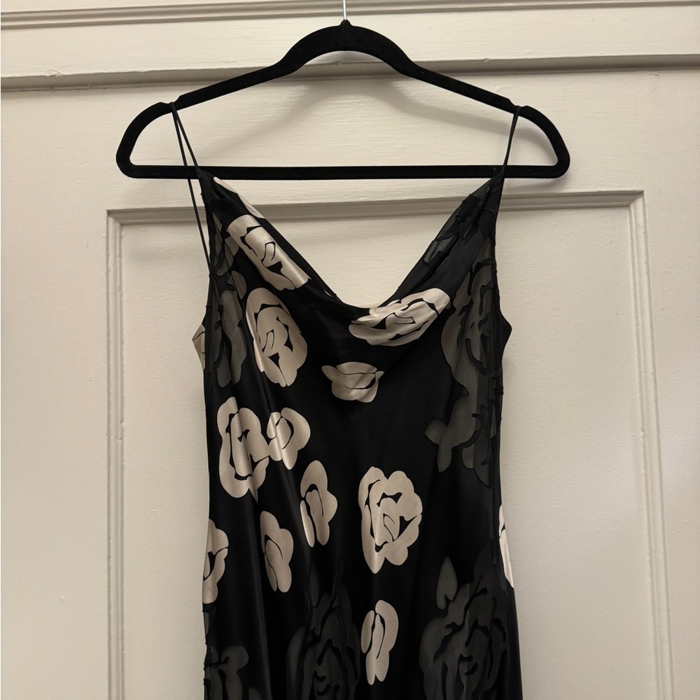 backless bias cut maxi 90s dress
